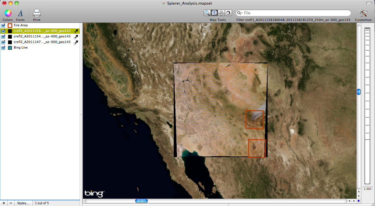 Arizona Volcanoes Map