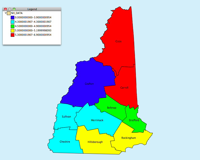 New Hampshire Primary 2024 County Map Raven Bernardine