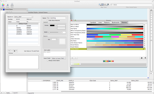 Layer Styles window