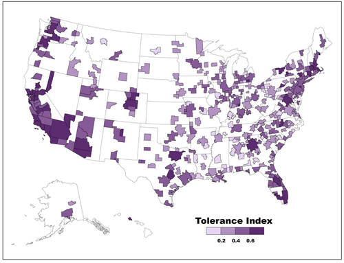 Dr. Florida's Tolerance Index